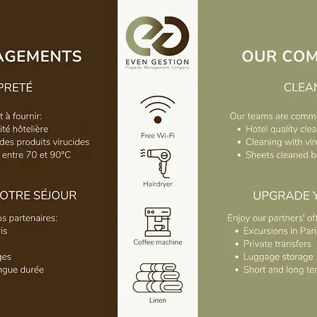 Apartament 21#studio 2pers#sevres-lecourbe#necker *